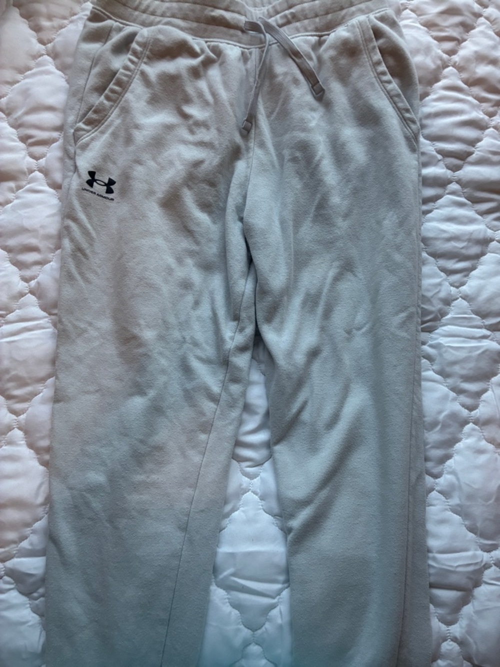 Under Armour Light Gray Men's Fleece Joggers